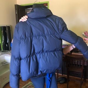 BCBG puffer jacket in navy